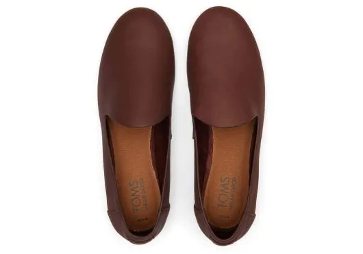 Women WomenDarcy Chestnut Leather Flat Chestnut TOMS Dress Casual