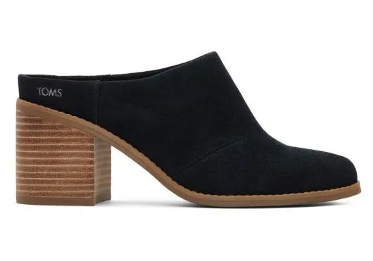 Women WomenEvelyn Black Suede Mule Black TOMS Boots and Booties