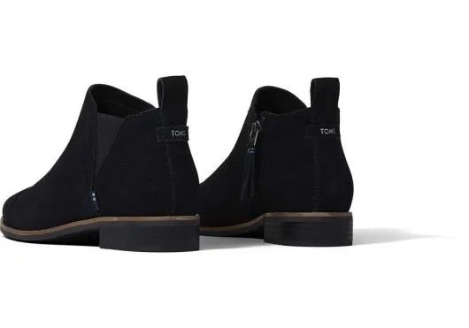 Women WomenReese Black Suede Ankle Boot Black TOMS Exclusives