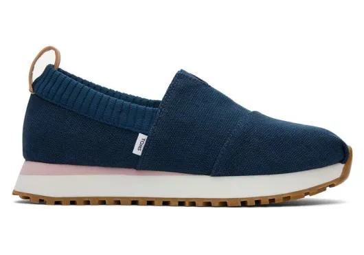 Women WomenResident 20 Blue Heritage Canvas Sneaker Majolica Blue TOMS Alpargatas