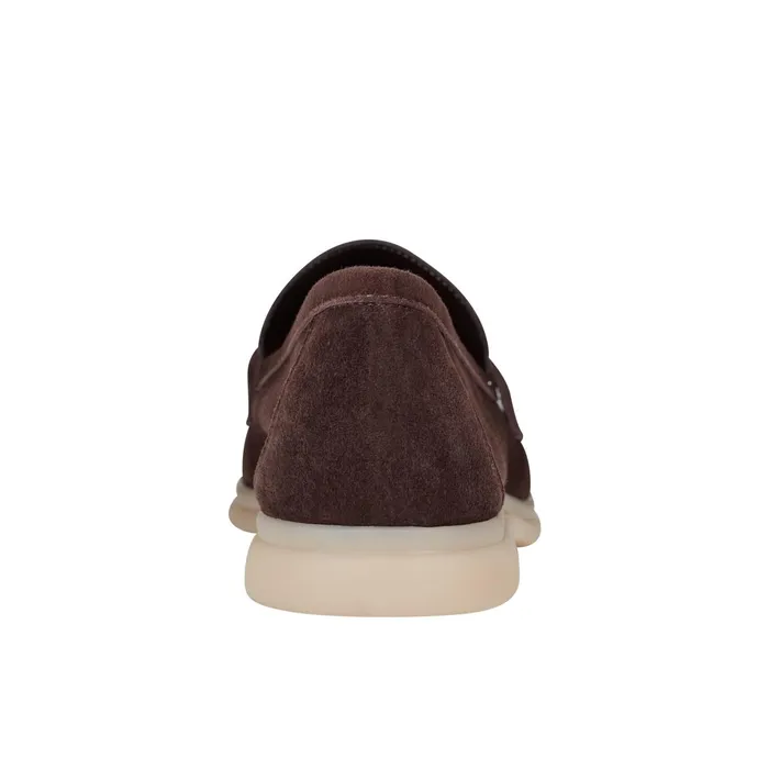 Women Yanelli Casual Loafer Dark Brown Suede Marc Fisher Loafers and Flats
