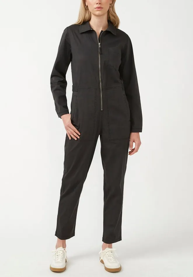 Women Yuna Grey Women039s Long Sleeve Utility Jumpsuit Grey Buffalo David Bitton Dresses and Jumpsuits Women Yuna Grey Women039s Long Sleeve Utility Jumpsuit Grey Buffalo David Bitton Dresses and Jumpsuits