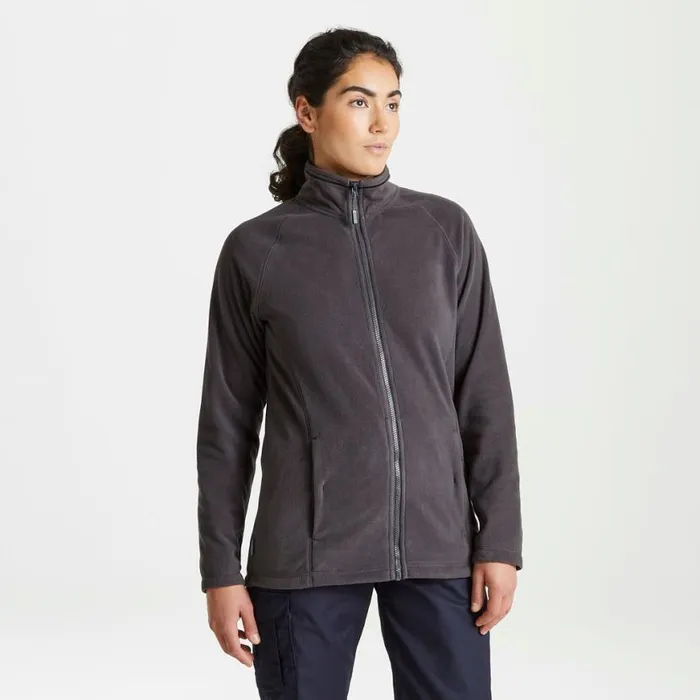 Womens Full Zip Fleece Craghoppers Expert Miska 200 Fleece Jacket Carbon Grey