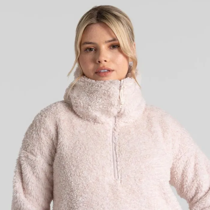 Womens Half Zip Fleece Craghoppers Bronagh Half Zip Fleece Pink Dusk Marl Womens Half Zip Fleece Craghoppers Bronagh Half Zip Fleece Pink Dusk Marl