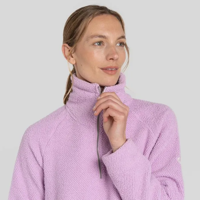 Womens Half Zip Fleece Craghoppers Raya Half Zip Fleece Orchid Womens Half Zip Fleece Craghoppers Raya Half Zip Fleece Orchid