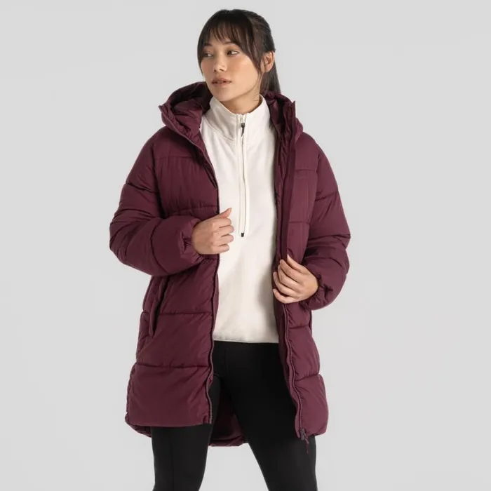 Womens Insulated Jackets Craghoppers Amira Jacket Deep Violet Womens Insulated Jackets Craghoppers Amira Jacket Deep Violet
