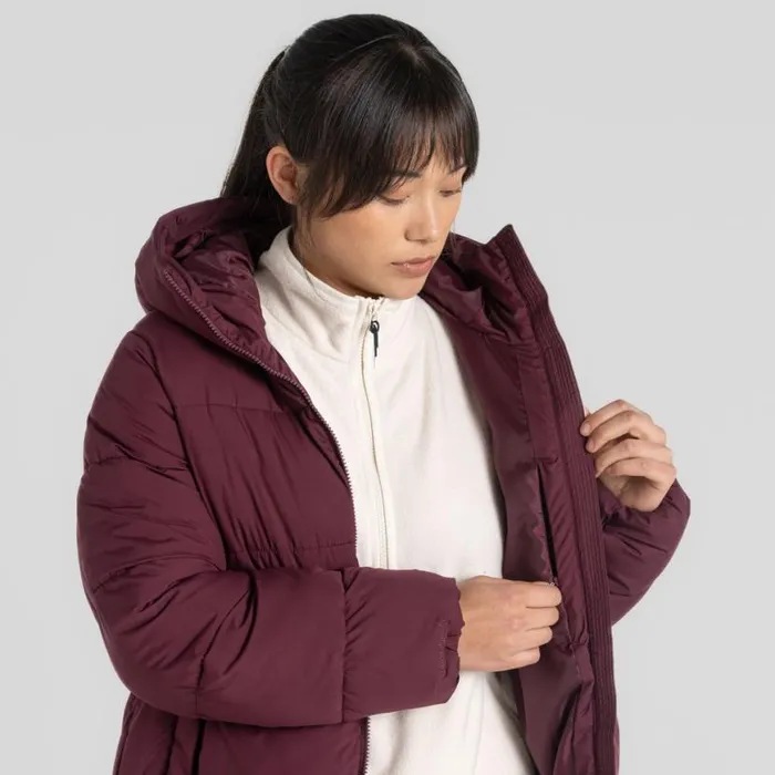 Womens Insulated Jackets Craghoppers Amira Jacket Deep Violet Womens Insulated Jackets Craghoppers Amira Jacket Deep Violet