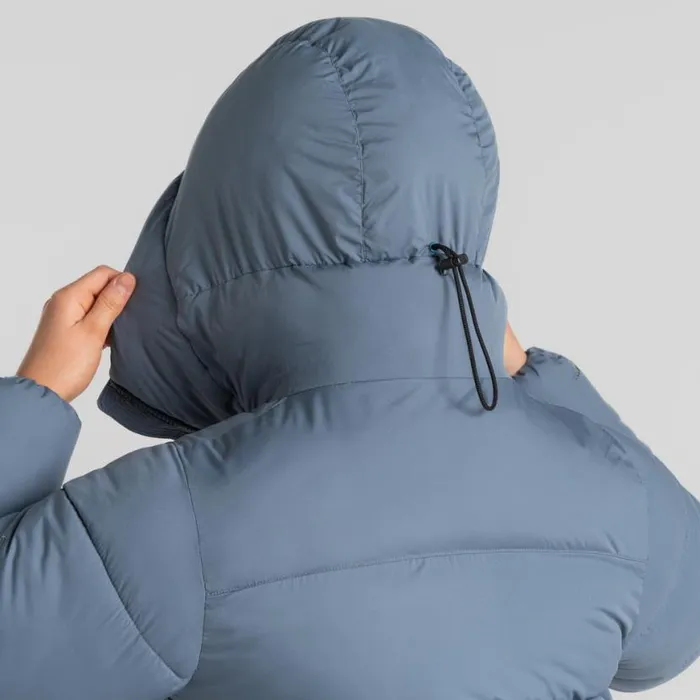Womens Insulated Jackets Craghoppers Narlia Insulated Hooded Jacket Winter Sky Womens Insulated Jackets Craghoppers Narlia Insulated Hooded Jacket Winter Sky