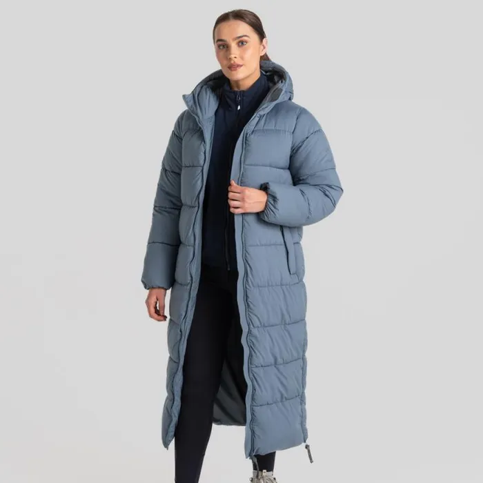 Womens Insulated Jackets Craghoppers Narlia Insulated Hooded Jacket Winter Sky Womens Insulated Jackets Craghoppers Narlia Insulated Hooded Jacket Winter Sky