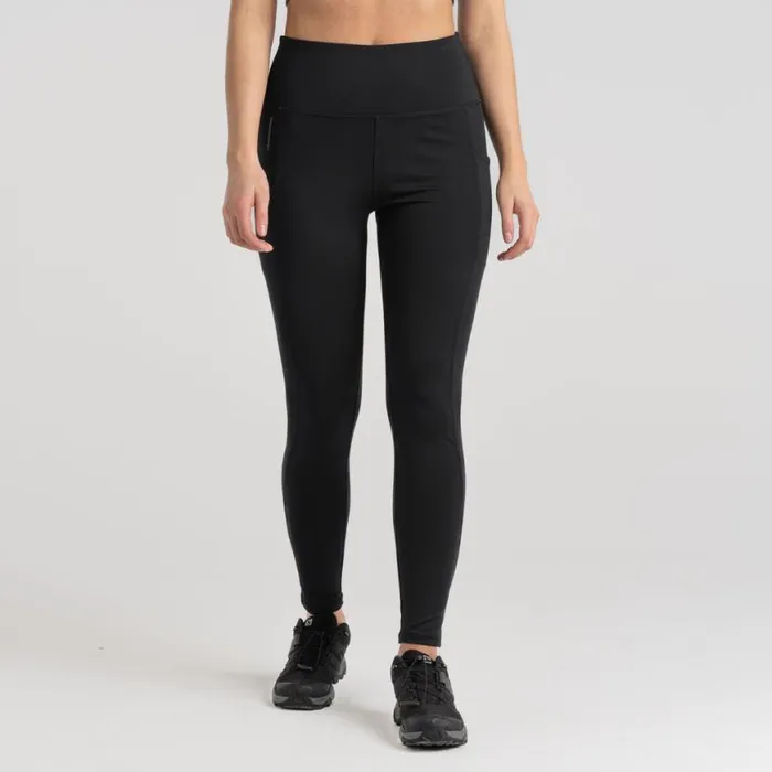 Womens Leggings Craghoppers Kiwi Legging Black Womens Leggings Craghoppers Kiwi Legging Black