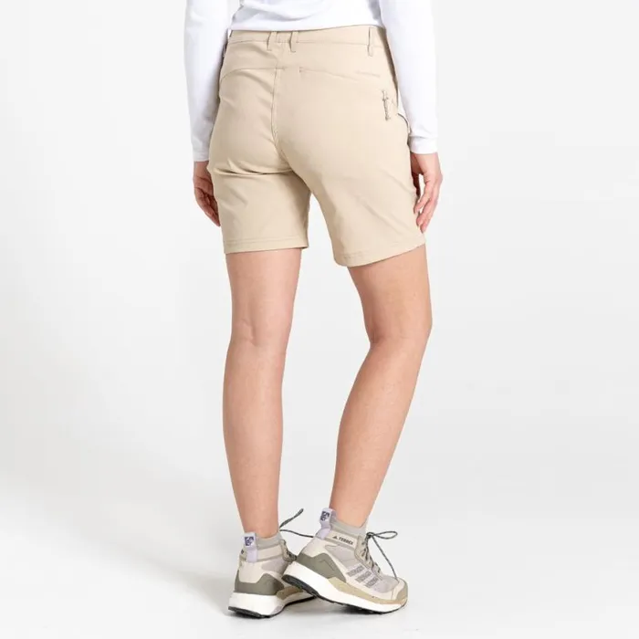 Womens Shorts Craghoppers Stretch Kiwi Pro III Shorts Desert Sand Womens Shorts Craghoppers Stretch Kiwi Pro III Shorts Desert Sand
