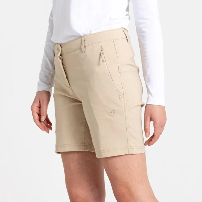 Womens Shorts Craghoppers Stretch Kiwi Pro III Shorts Desert Sand Womens Shorts Craghoppers Stretch Kiwi Pro III Shorts Desert Sand
