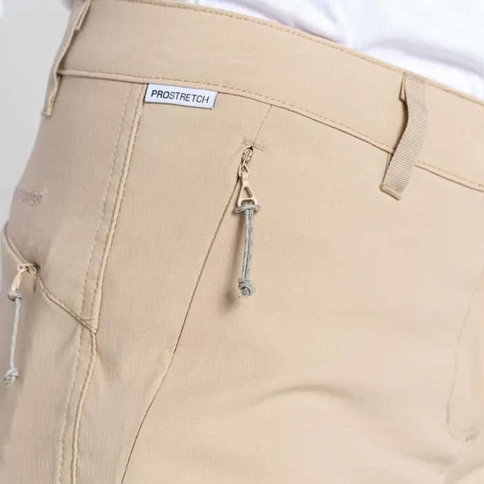 Womens Shorts Craghoppers Stretch Kiwi Pro III Shorts Desert Sand Womens Shorts Craghoppers Stretch Kiwi Pro III Shorts Desert Sand