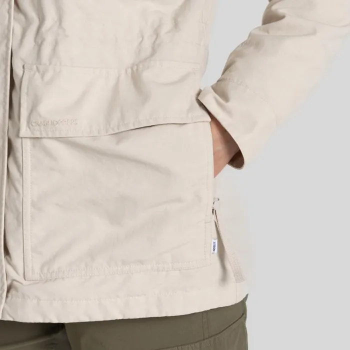 Womens Softshell Jackets Craghoppers NosiLife Adventure Jacket II Stone Womens Softshell Jackets Craghoppers NosiLife Adventure Jacket II Stone