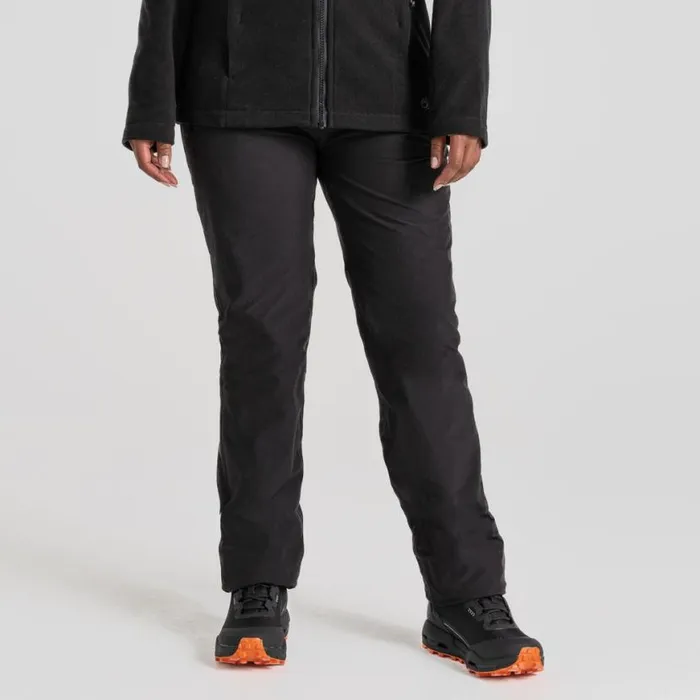 Womens Walking Trousers Craghoppers Kiwi Pro II Waterproof Trousers Black