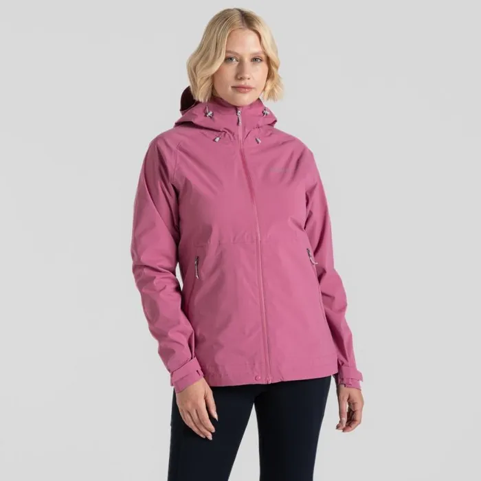 Womens Waterproof Jackets Craghoppers Bronte 25L Stretch Waterproof Jacket Dusky Hibiscus