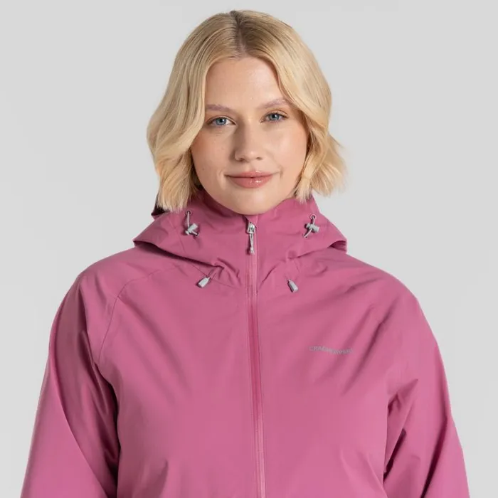 Womens Waterproof Jackets Craghoppers Bronte 25L Stretch Waterproof Jacket Dusky Hibiscus Womens Waterproof Jackets Craghoppers Bronte 25L Stretch Waterproof Jacket Dusky Hibiscus
