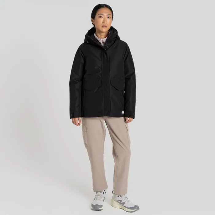 Womens Waterproof Jackets Craghoppers CO2 Renu Sally Waterproof Jacket Black Womens Waterproof Jackets Craghoppers CO2 Renu Sally Waterproof Jacket Black