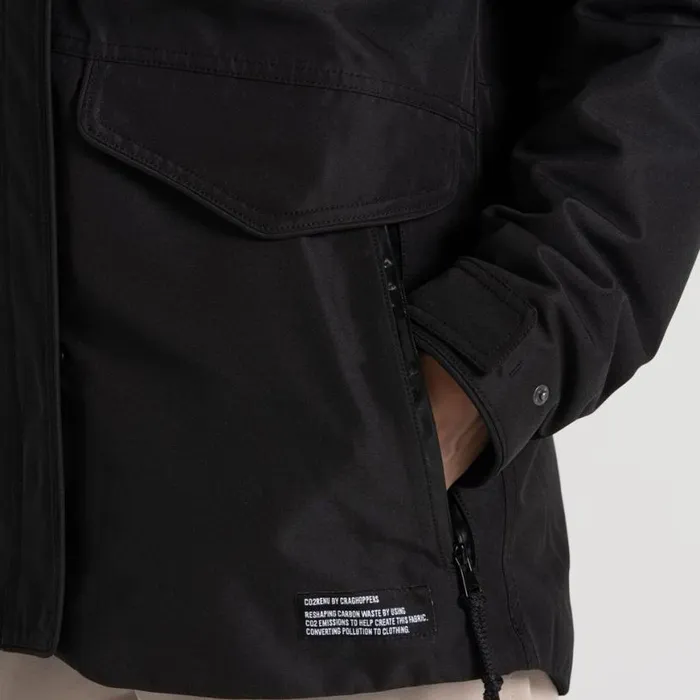 Womens Waterproof Jackets Craghoppers CO2 Renu Sally Waterproof Jacket Black Womens Waterproof Jackets Craghoppers CO2 Renu Sally Waterproof Jacket Black