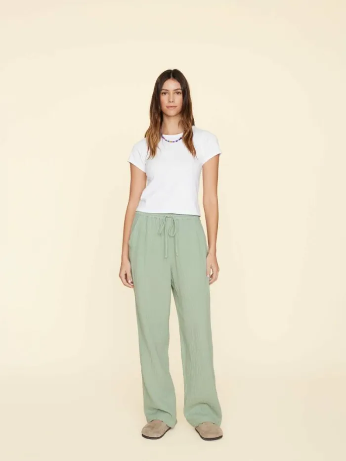 Xirena Aqua Grey Dylan Pant Women Pants and Jumpsuits
