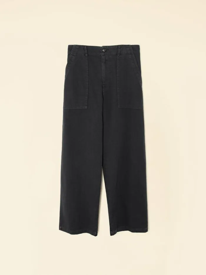 Xirena Washed Black Morleigh Twill Pant Women Pants and Jumpsuits