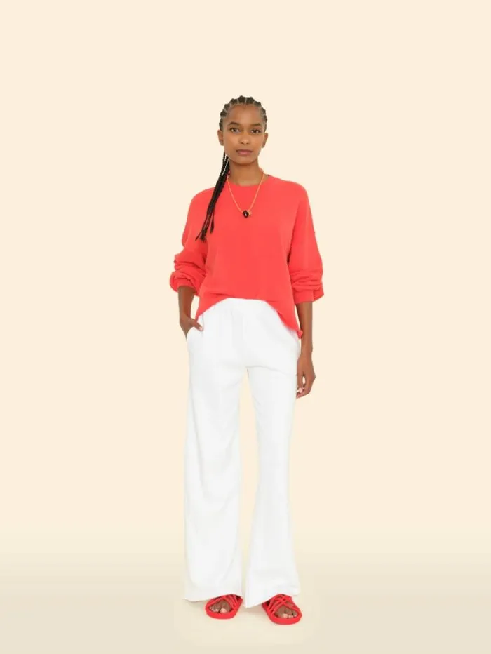 Xirena White Emmette Sweatpant Women Sweats and Tees